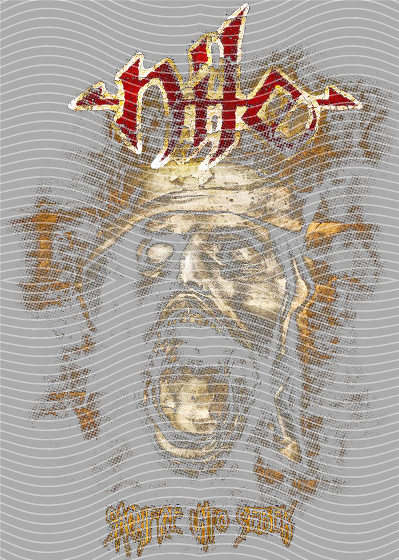 Metal band half-tone-MB 466